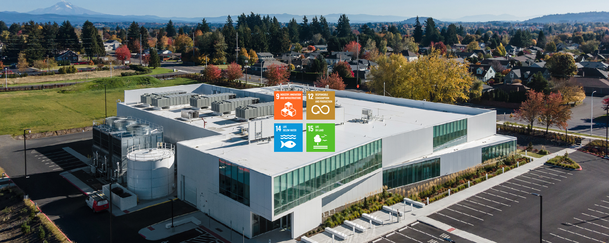 Image: E6 Gresham in Portland, US. A state-of-the-art, sustainably built facility, dedicated to the synthesis of chemical vapour deposition (CVD) diamond for advanced industrial applications